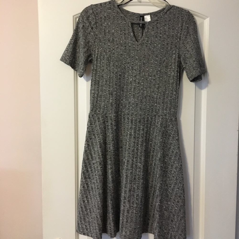 H & M Grey Short Dress Size 10